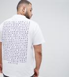 Asos Design X Glaad & Spirit Day Plus T-shirt With Back Print - White