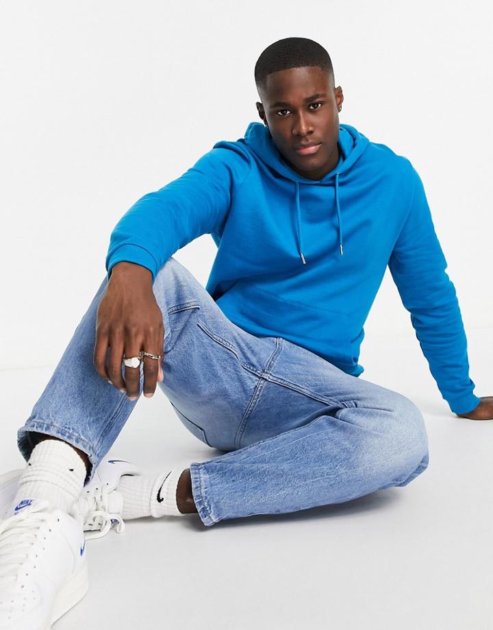 Asos Design Hoodie In Blue - Mblue-blues