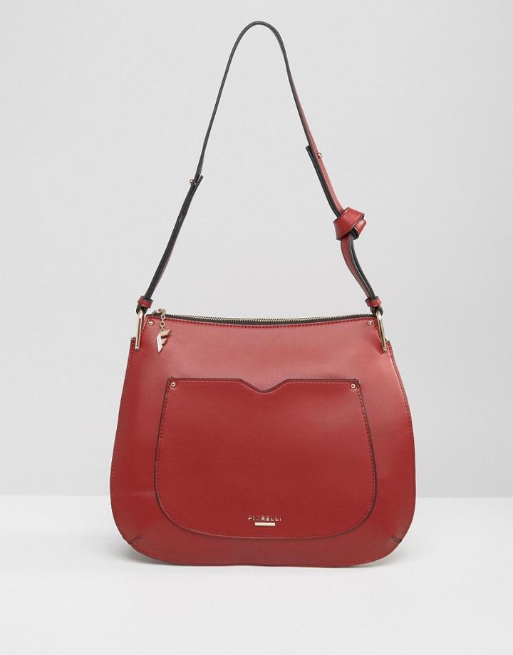 Fiorelli Boston Saddle Hobo Bag - Red