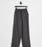 Collusion Unisex Relaxed Sweatpants Set In Charcoal-grey