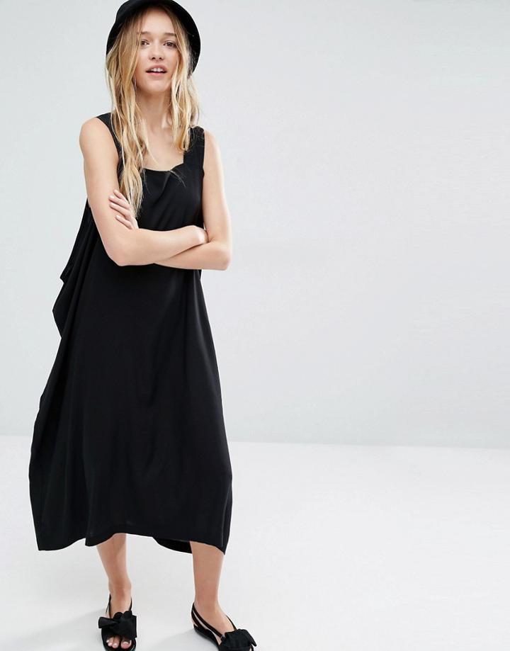 Weekday Open Side Dress - Black