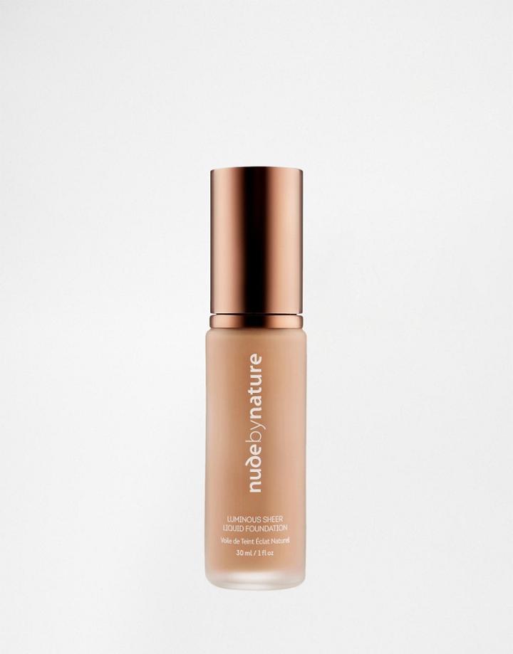 Nude By Nature Luminous Sheer Liquid Foundation - Shell Beige