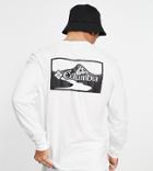 Columbia Hopedale Long Sleeve T-shirt In White Exclusive At Asos