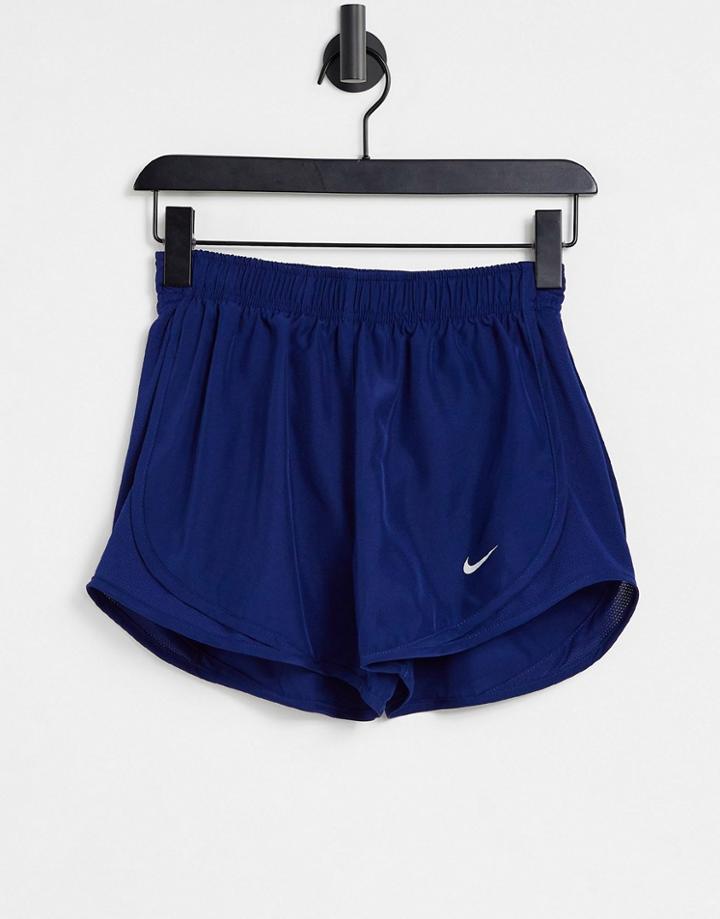 Nike Running Tempo Short In Navy-blues