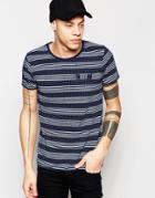 Scotch & Soda T-shirt With All-over Print - Black