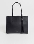 Ted Baker Narissa Grainy Leather Tote Bag-black