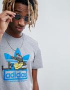 Adidas Skateboarding Laid Out T-shirt In Gray Cf3117 - Gray