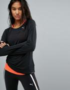 Puma Running Long Sleeve Top - Black
