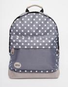 Mi-pac All Stars Backpack In Charcoal With Block Pocket - Charcoal