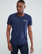 Esprit T-shirt With Hashtag Embroidery - Navy