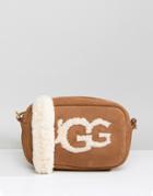 Ugg Janey Chestnut Sheepskin Crossbody Bag - Tan