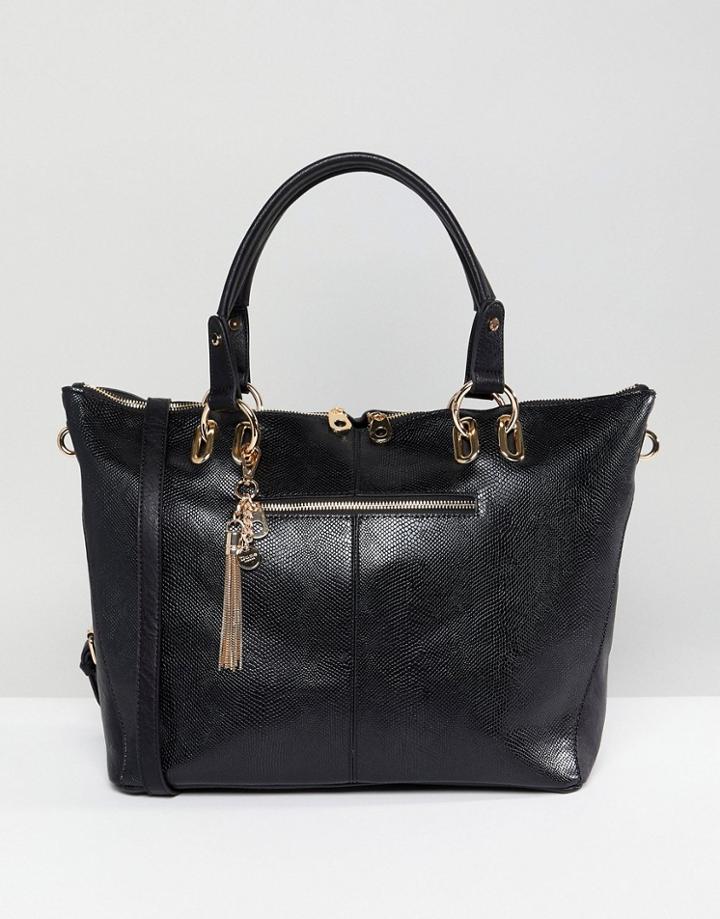 Dune Daloris Slouch Shopper Bag - Black