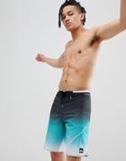 Quiksilver Highline New Wave Swim Shorts In Black - Black