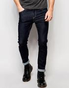 Cheap Monday Tight Skinny Jeans In Real Blue - Real Blue