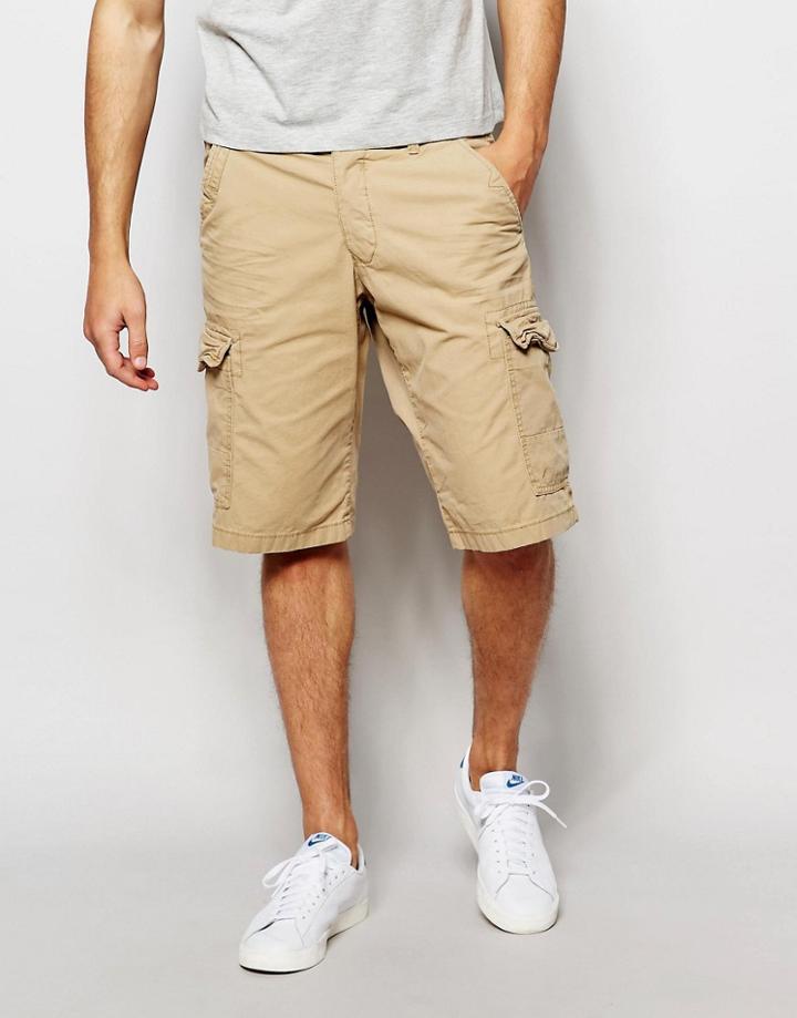 Esprit Cargo Shorts - Stone