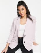 Jdy Oversized Blazer In Lilac - Part Of A Set-purple