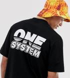 Collusion Tall T-shirt With Print - Black