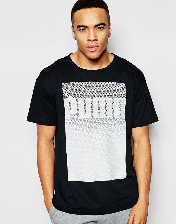 Puma Evolution Longline T-shirt - Black