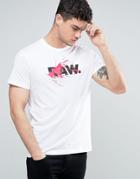G-star Acrobo Raw Paint Logo T-shirt - White