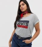 Levi's Plus Sports Logo T-shirt-gray