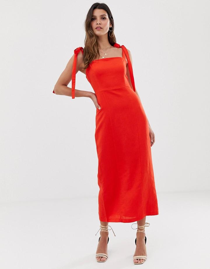 Capulet Camille Midi Dress - Red