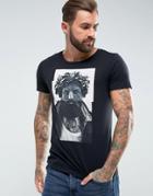 Boss Orange By Hugo Boss Taxable 2 Grecian Print T-shirt In Black - Black