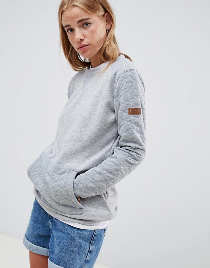 Roxy Resin Overhead Sweater - Gray