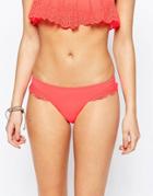 New Look Cheeky Bikini Bottom - Pink