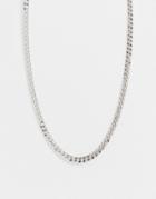 Weekday Heather Chain Necklace In Silver