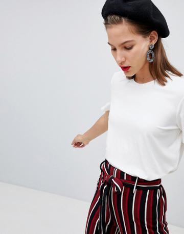 Pieces O'neck Tee - White