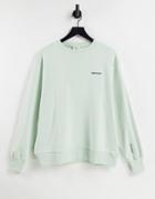 Na-kd Wonder Woman Oversized Sweatshirt In Dusty Green - Part Of A Set