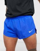 Nike Running Fast 2 Inch Short In Blue-blues