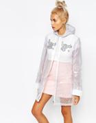 The Ragged Priest Sheer Festival Hooded Parka Jacket - Multi