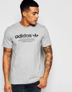 Adidas Originals T-shirt With Chest Logo Aj7236 - Gray