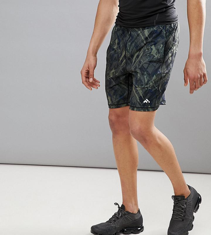 First Training Shorts In Camo - Green