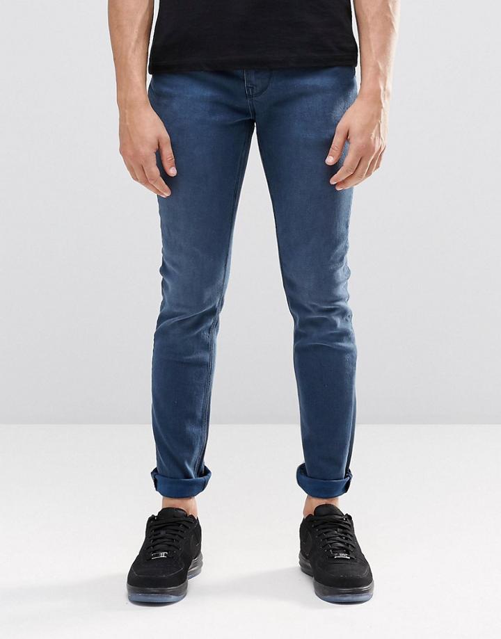Pepe Nickel Skinny Jeans F46 Petrol Blue - Petrol Blue