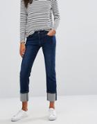 Vero Moda Turn-up Straight Leg Jeans - Navy