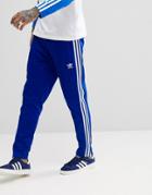 Adidas Originals Adicolor Beckenbauer Joggers In Skinny Fit In Blue Cw1271 - Blue