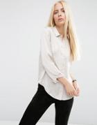 Asos Satin Blouse - Beige