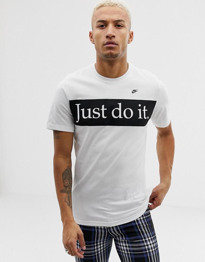 Nike Futura Logo T-shirt In White