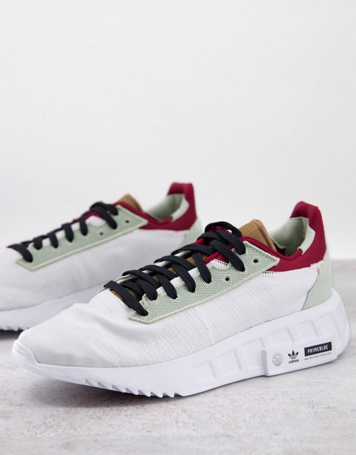 Adidas Originals Geodiver Sneakers In White