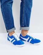 Gola Harrier Suede Trainer - Blue