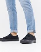 Converse One Star Ox Sneakers In Black 162950c