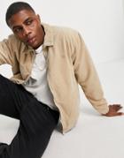 Carhartt Wip Madison Cord Jacket In Beige-neutral