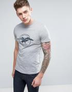 Celio T-shirt With Embroidery - Gray