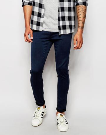 Grain Denim Mid Skinny Jean True Blue Wash - Blue