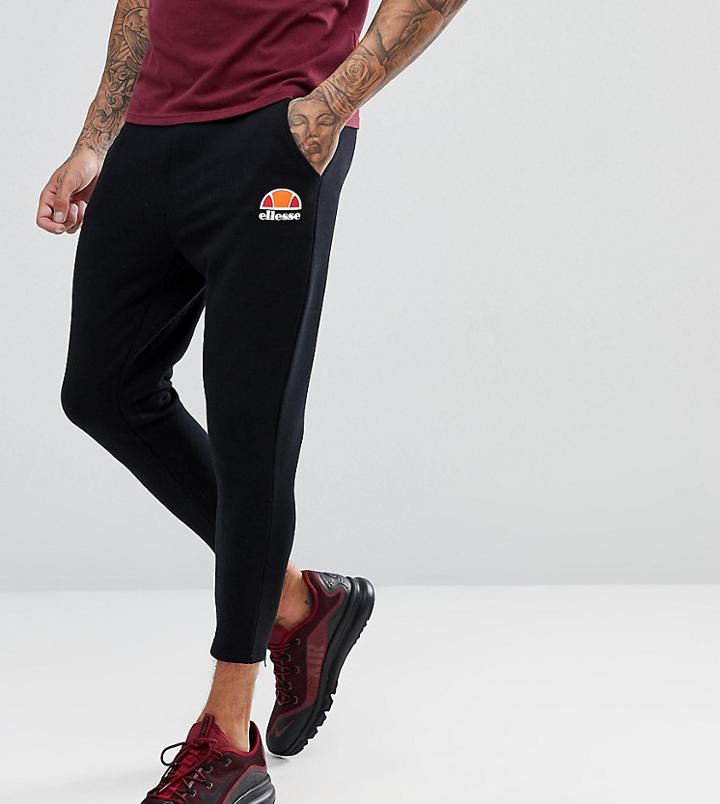 Ellesse Ankle Grazer Joggers In Black - Black
