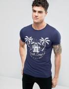 Esprit T-shirt With Graphic Print - Navy