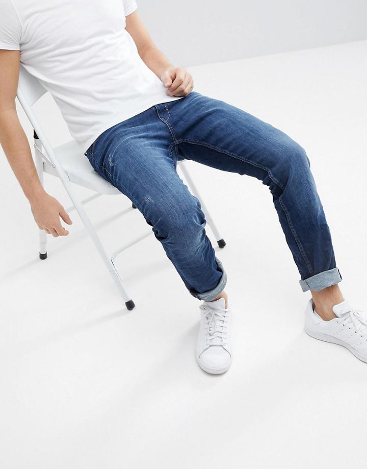Esprit Slim Fit Jeans In Regular Wash - Blue
