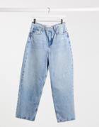 Free People Frank Dad Jean In Blue-blues